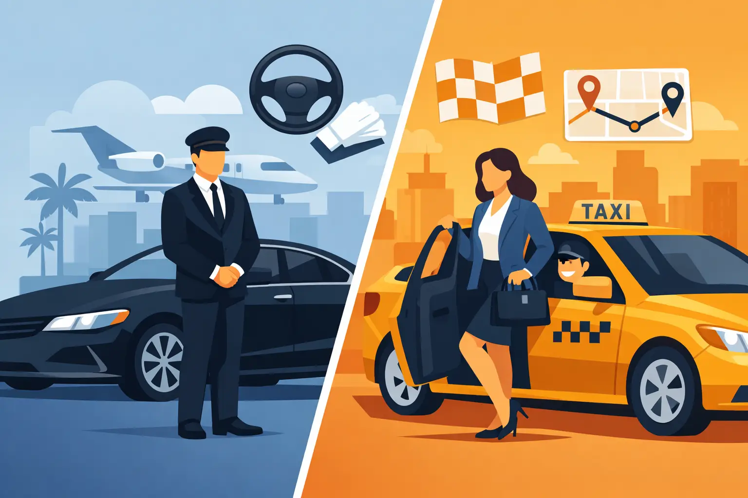 Chauffeur vs Taxi Service: What Fits Best?