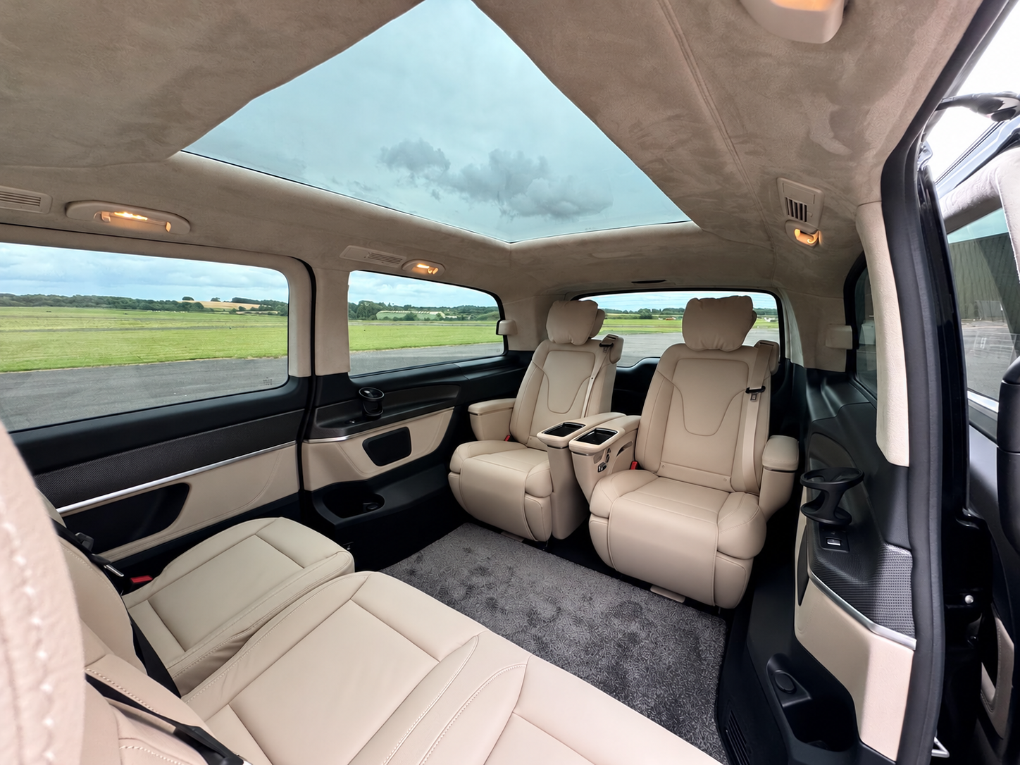 Luxury Mercedes Senzati passenger interior